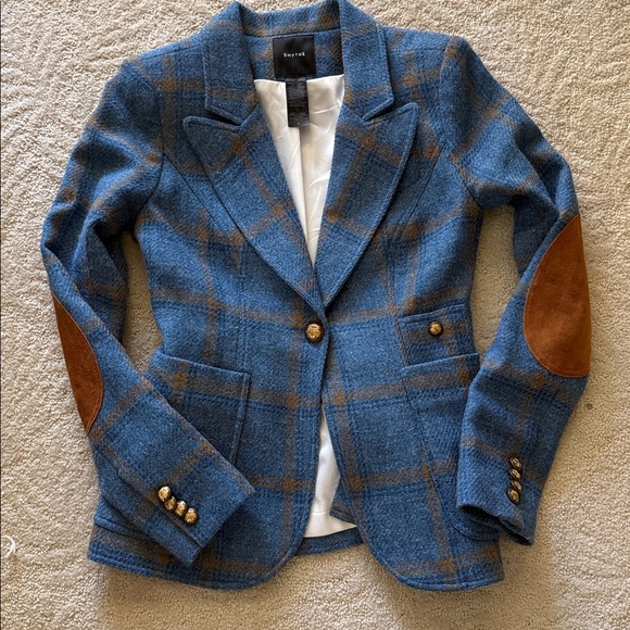 SMYTHE Women's Patch Pocket Duchess Blazer size 6 - Picture 15 of 17